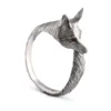 Pewter Fox Napkin Ring -Farm housse vagabond house morning hunt pewter fox napkin ring b115o 1 31279274295344
