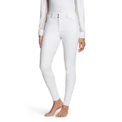 Ariat Women's Tri Factor Grip Full Seat Breeches -Farm housse white1